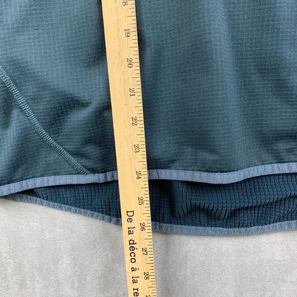 Eddie Bauer First Ascent Mens Sweater Medium Gray 1/4 Zip Fleece Lined Free Heat - Picture 10 of 12